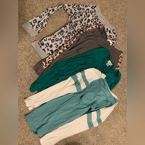 Bundle of Medium long sleeved nursing shirts